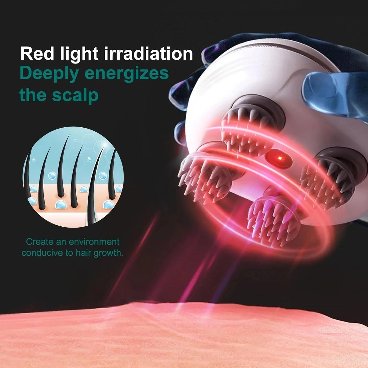 Wireless Scalp Massager Stress Relief